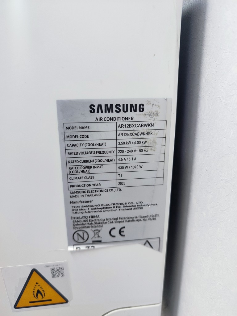 Samsung AR09BXCA Wi-Fi WindFree Akıllı Göz 9000 Btu Inverter Klima görsel 3